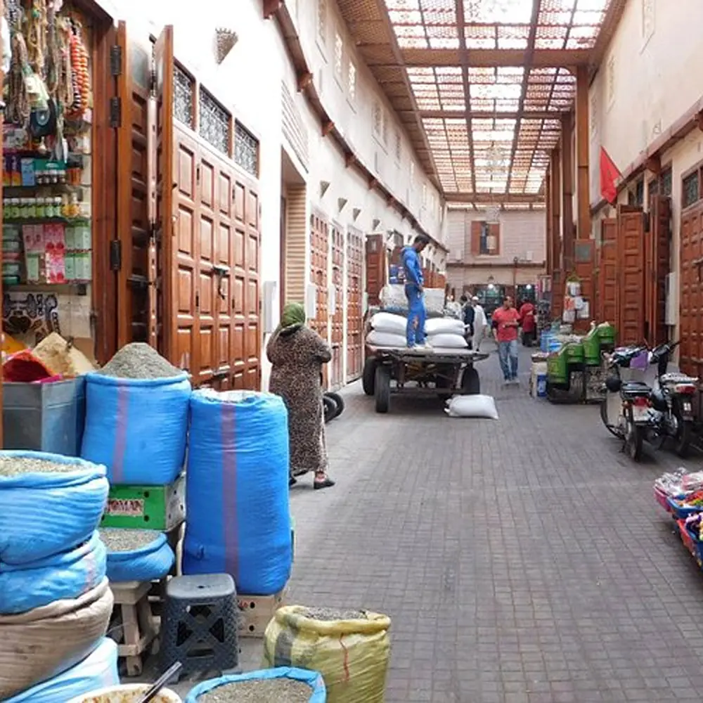 In front of the Mellah Market