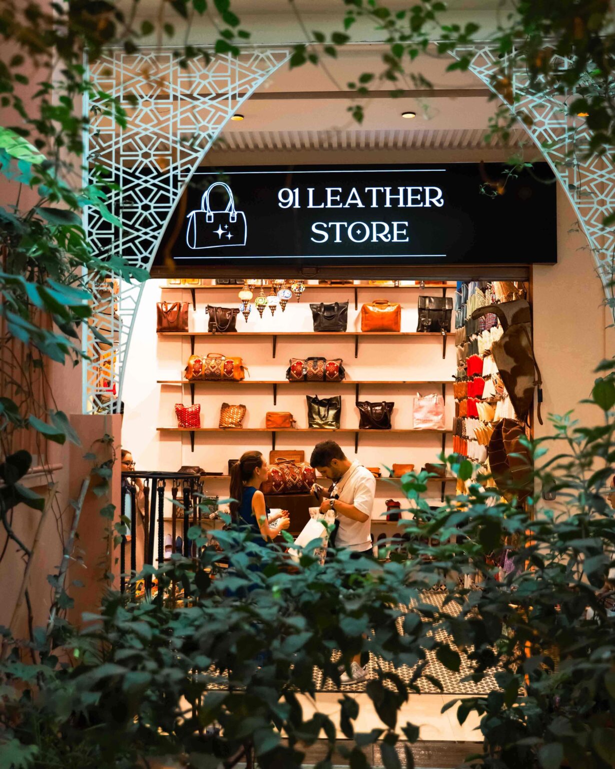 magasin de cuir à marrakech